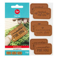Faux Leather Garment Labels