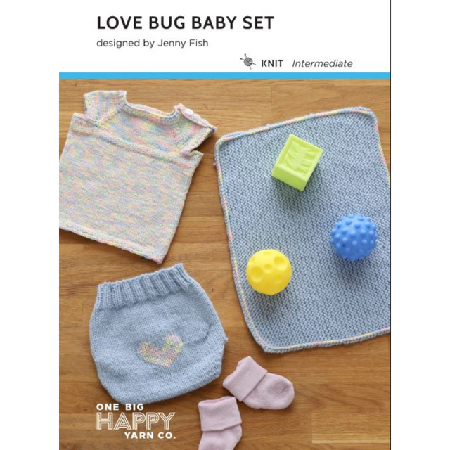 Love Bug Baby Set Printed Pattern Primary Image