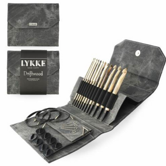 Lykke Driftwood Interchangeable Tunisian Crochet Hook Set
