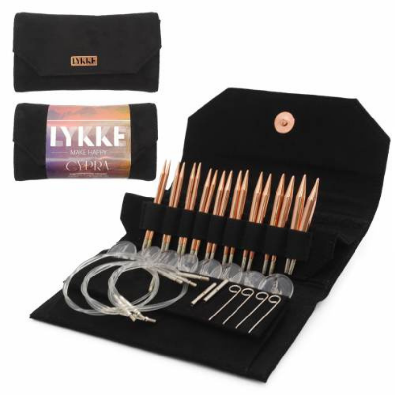 Lykke Cypra Copper Needles Interchangeable Sets (3.5" or 5" tips)