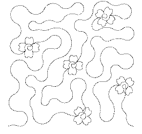 Meandering Flowers Free Machine Quilting Pattern-Missouri Star Quilt Company