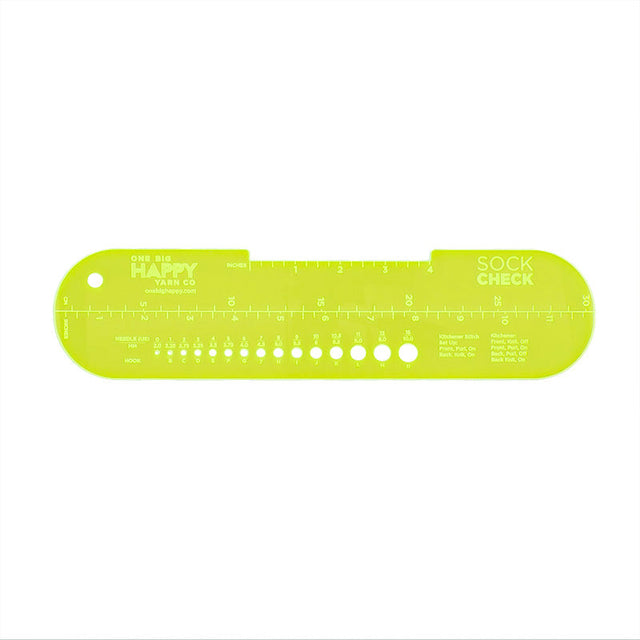 Check Protector Ruler Sock Check Ruler & Gauge Tool