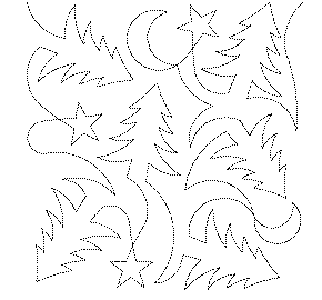 Pine Tree Meander Free Machine Quilting Pattern-Missouri Star Quilt Company