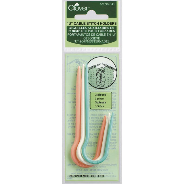 Clover Cable Stitch Holders, U-Shaped Primary Image