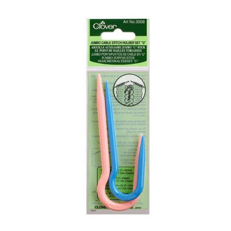 Clover Jumbo Cable Stitch Holders, U-Shaped