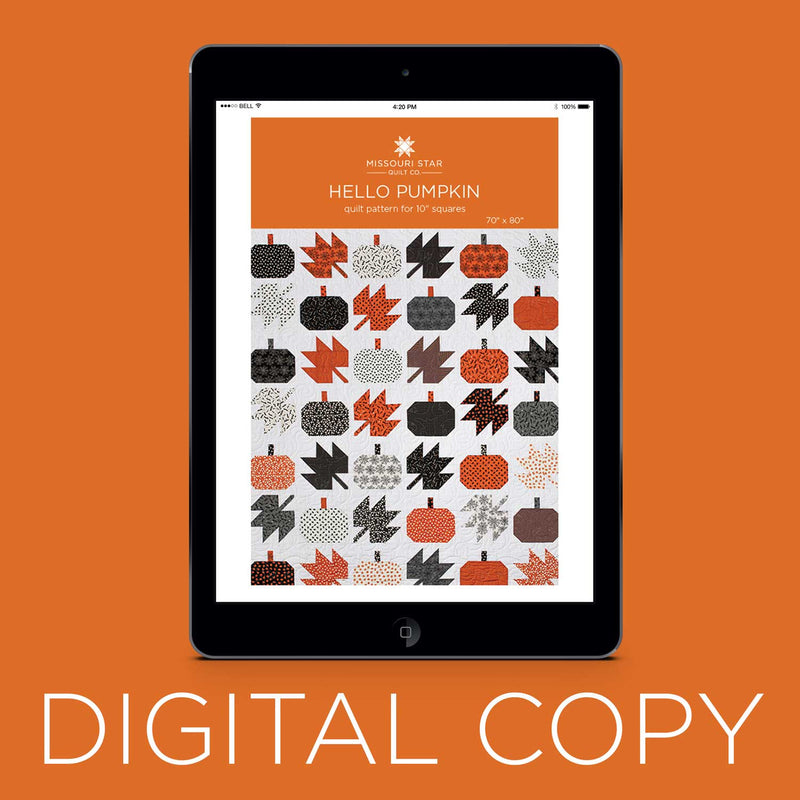 Digital Hello Pumpkin Quilt Pattern by Missouri Star Primary Image
