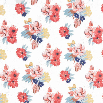 Wild Rose - Floral Cream Yardage