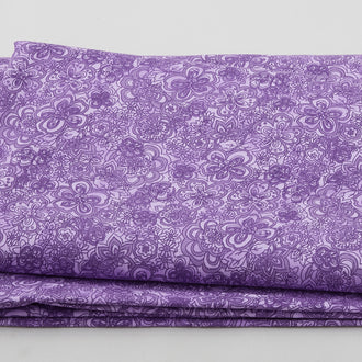 Isadora - Tonal Floral Lilac 108" Wide 3 Yard Cut