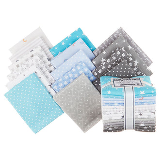 Cozy Cotton Flannels - Blue Skies Colorstory Fat Quarter Bundle