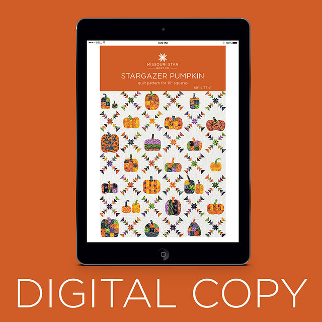 Digital Download - Stargazer Pumpkin Quilt Pattern by Missouri Star Primary Image