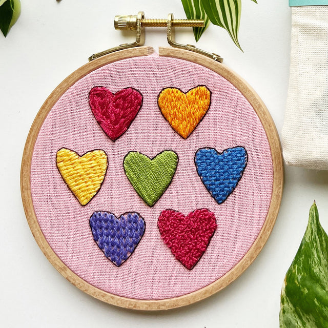 I Heart Stitching Embroidery Kit Primary Image