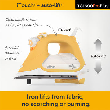 Oliso® TG1600Pro+ Smart Iron® - Yellow Alternative View #1