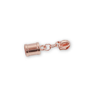 Sallie Tomato Tassel Cap Zipper Pulls - Set of Four Rose Gold