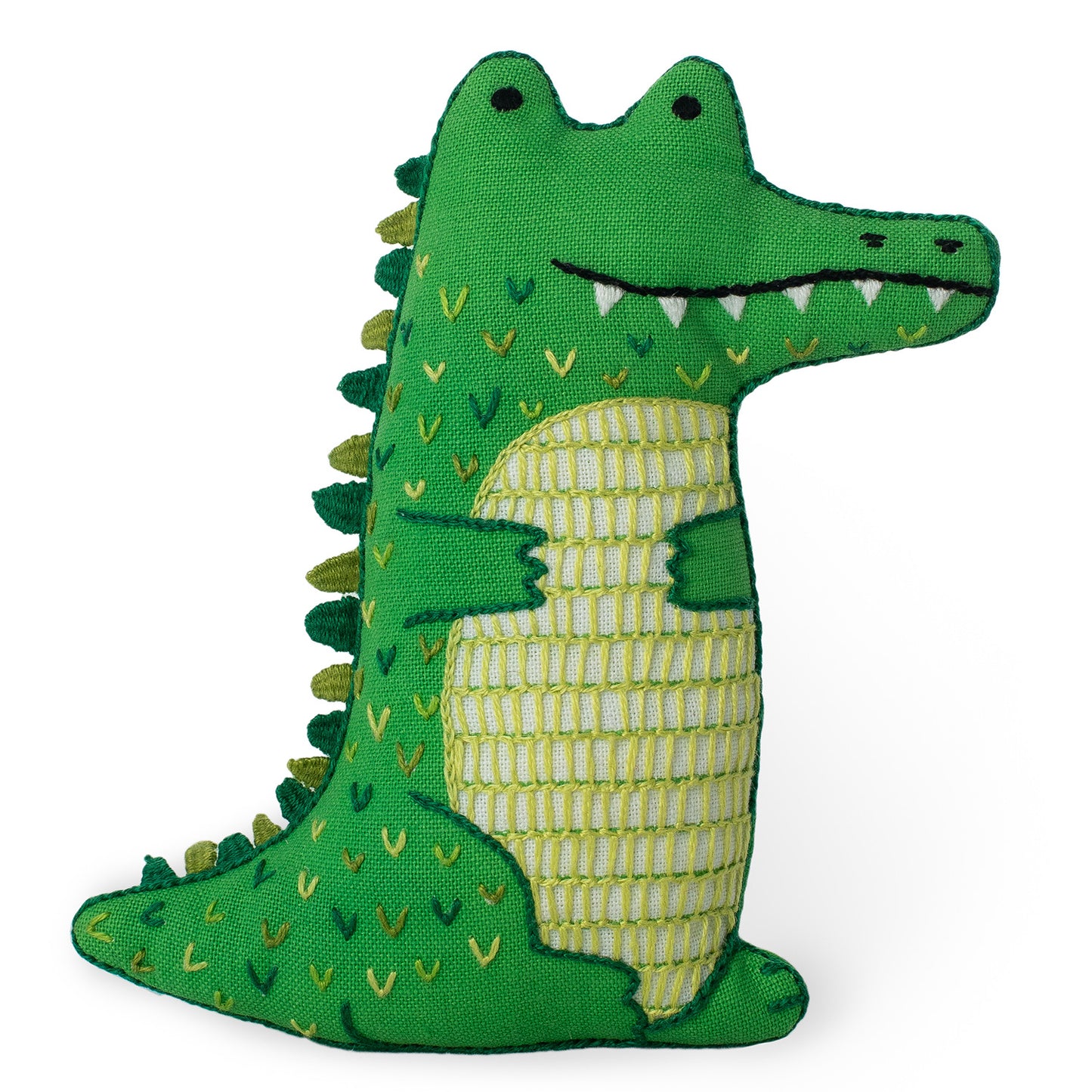 D.I.Y. Embroidered Doll Kit - Alligator Primary Image
