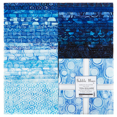 Artisan Batiks Bubble Blues Ten Squares
