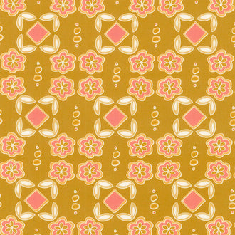 Gloria - Flower Dance Gold Yardage