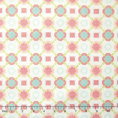 Handmade - Cross Stitch Cream Yardage