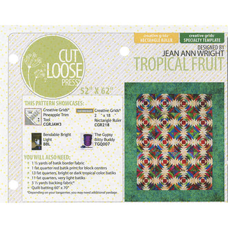 Tropical Fruit Quilt Pattern