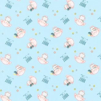 Wizarding World - Baby Dobby Blue Yardage