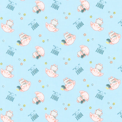 Wizarding World - Baby Dobby Blue Yardage