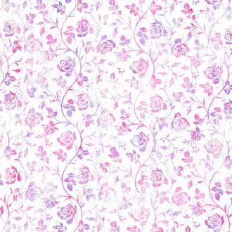 Halcyon II - Roses Pink Yardage