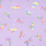 Sparkle Cuddle® Glitter - Unicorn Lavender Multi Metallic Minky Yardage Primary Image