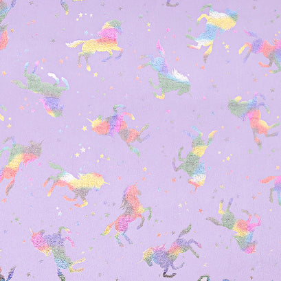 Sparkle Cuddle® Glitter - Unicorn Lavender Multi Metallic Minky Yardage
