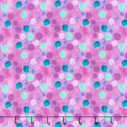 ABC's Of Color - Dots Purple Yardage
