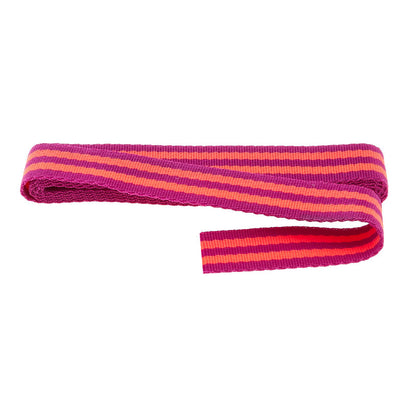 Tula Pink 1" Webbing - Watermelon and Plum