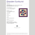 Digital Download - Dresden Sunburst Quilt Pattern by Missouri Star