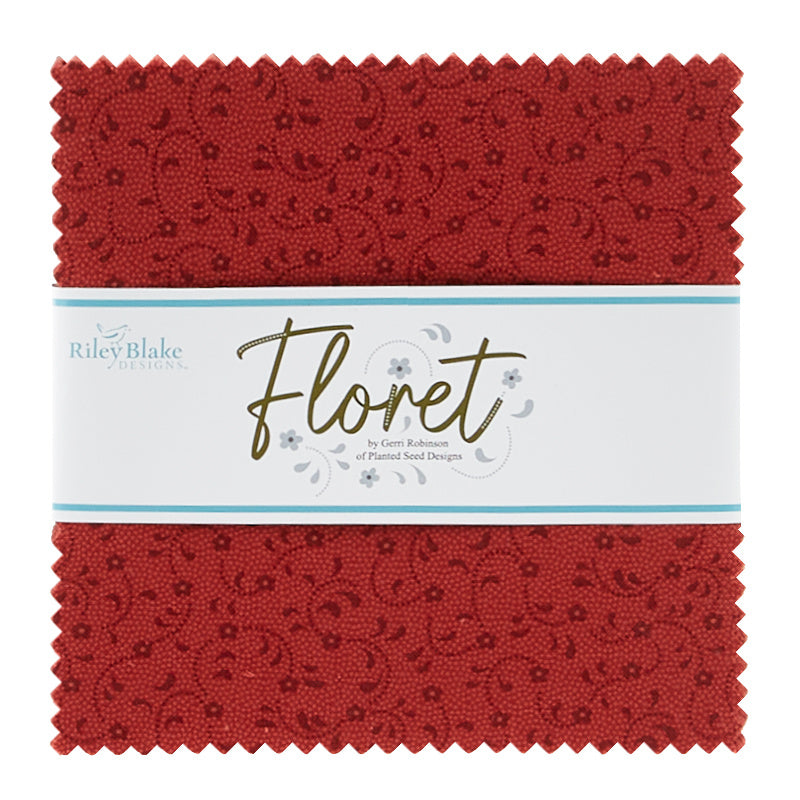 Floret - Red 5" Stackers Alternative View #1