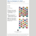 Digital Download - Star in a Hexagon 1 3/4" Quilt Pattern by Daisy & Grace for Missouri Star