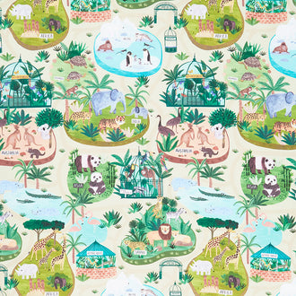 Ticket to the Zoo - Trail Map Dark Butter Yardage