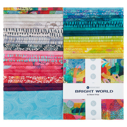 Bright World 10" Squares