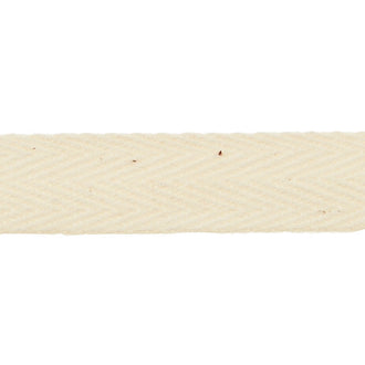 1/2" Cotton Twill Tape - Ivory