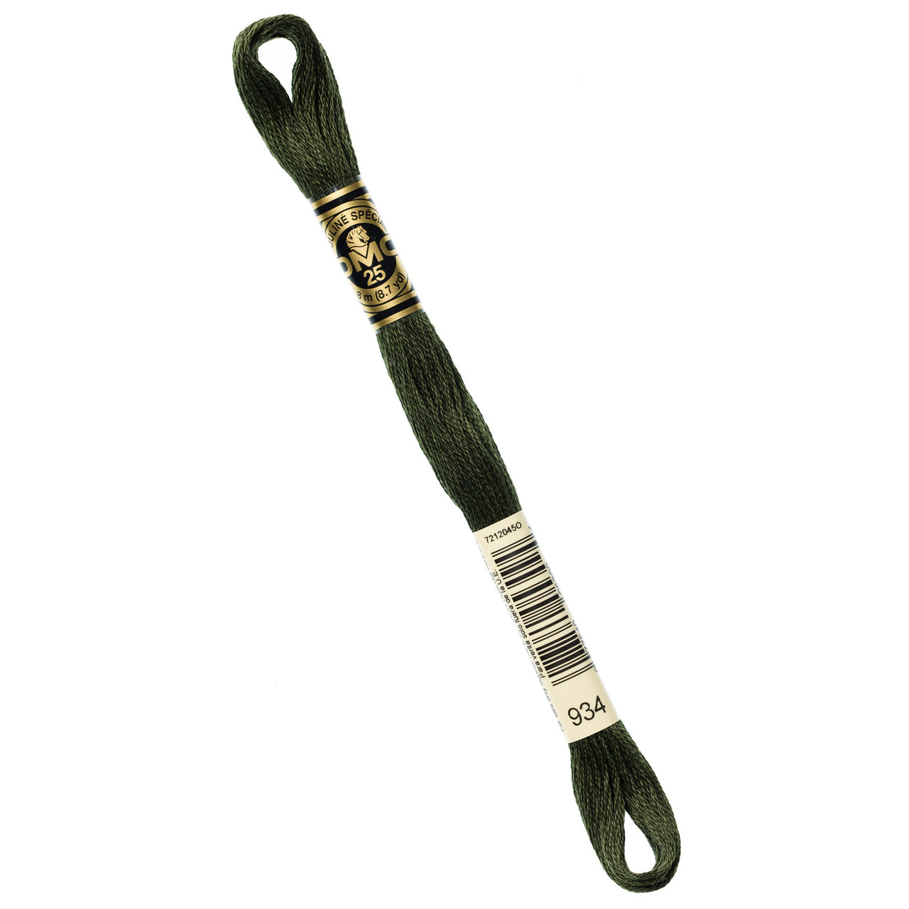 DMC Embroidery Floss - 934 Black Avocado Green Primary Image