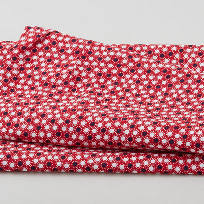 Sweet Liberty - Circles Red 2 Yard Cut