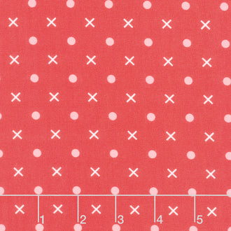 Bee Dots - Dots and X's 108" Wide Backing Schoolhouse