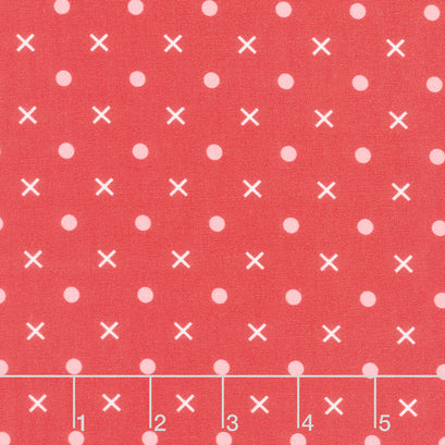 Bee Dots - Dots and X's 108" Wide Backing Schoolhouse