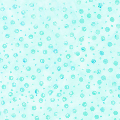 Paisley Got Mod Batiks - Small Dots Teal Scuba Yardage
