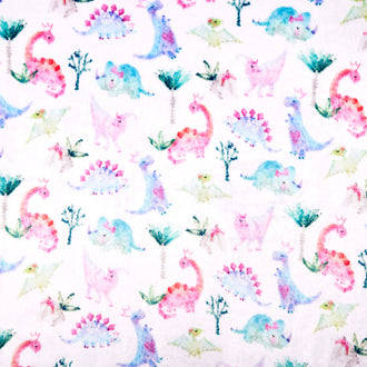Cloud Cuddle® Print - Tiarasaurus Multi Yardage