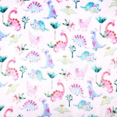 Cloud Cuddle® Print - Tiarasaurus Multi Yardage
