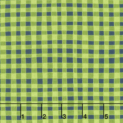 Love You S'more - Gingham Olive Yardage
