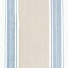 Easy Living Toweling - Wide Stripe Flax Sky 18" Wide Yardage