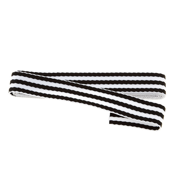 Tula Pink 1 1/2" Webbing - Black and White Primary Image