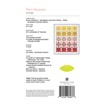 Main Squeeze Quilt Pattern by Missouri Star Alternative View #1