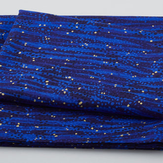 Dewdrop - Dewdrop Night Sky Metallic 2 Yard Cut