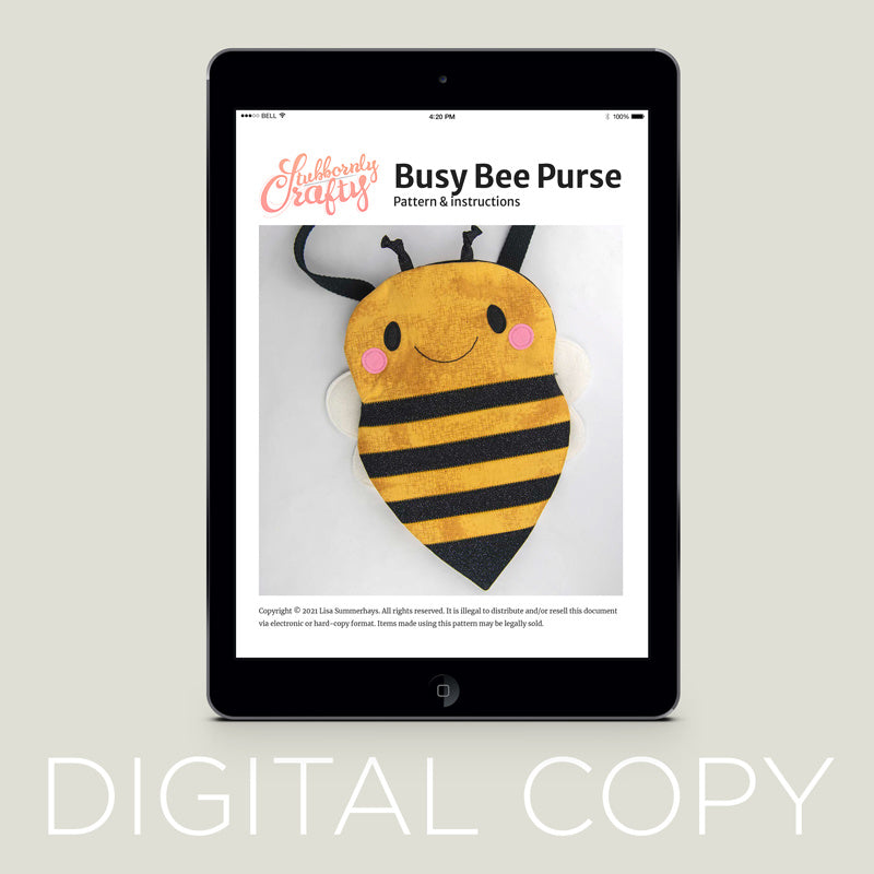 Digital Download - Busy Bee Purse Pattern Primary Image