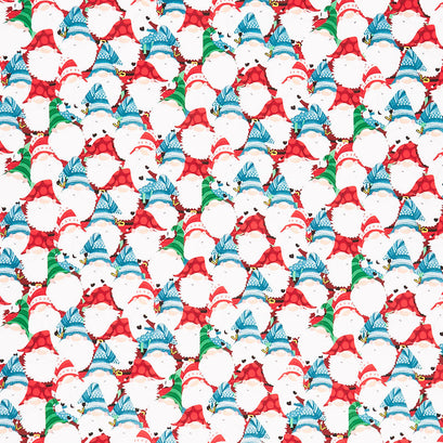 I'll be Gnome for Christmas - Packed Gnomes Multi Yardage