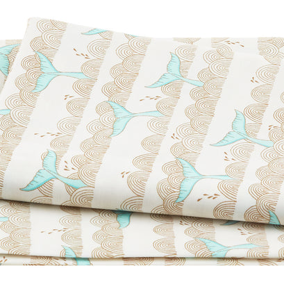 Make Splash - Fish Tales Cream 2 Yard Cut